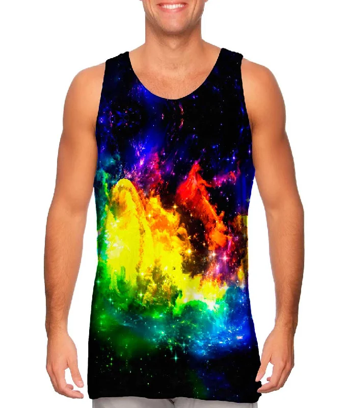 Crew Neck Women's Sustainable Tank Tops Made from Recycled MaterialsLight Matter