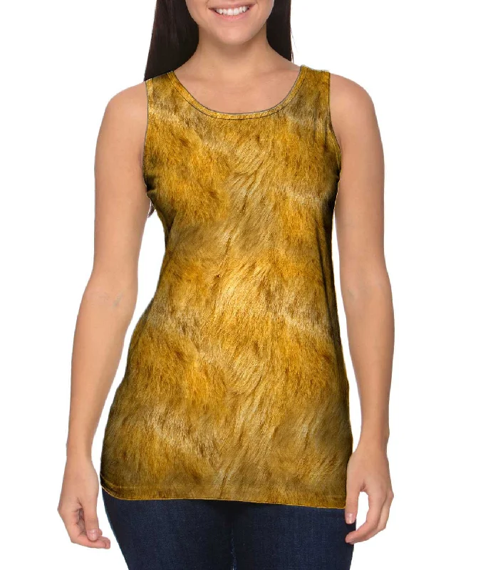 Mock Neck Women's Performance Tank Tops for CyclingLion Skin