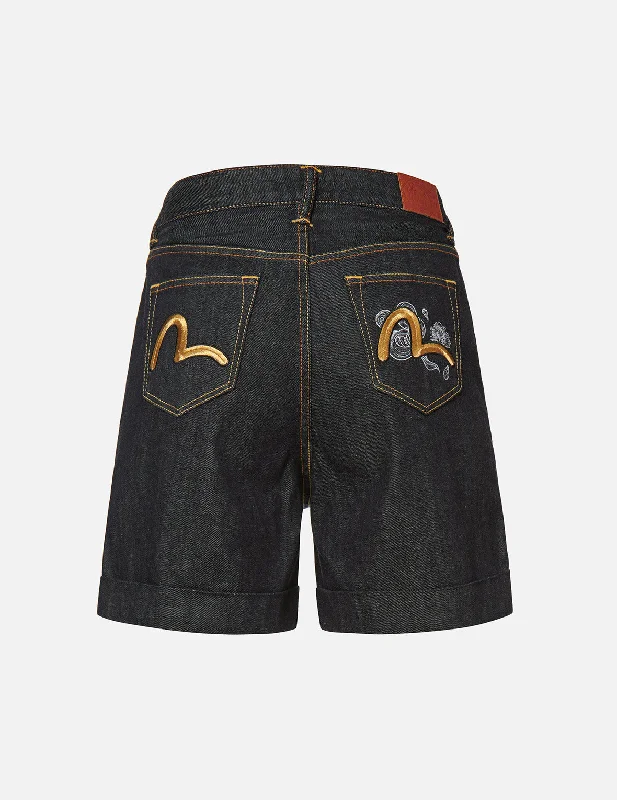 Printed Animal Print Women Shorts for a Wild and Stylish AppearanceSeagull Embroidery Denim Shorts Printed Animal Print Women Shorts for a Wild and Stylish AppearanceSeagull Embroidery Denim Shorts