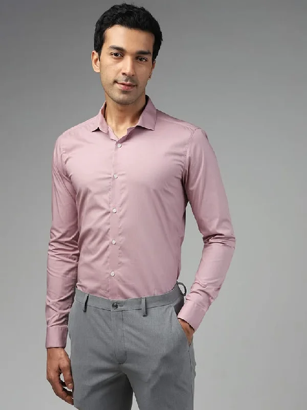 Solid Color Women Shorts in Bright Hues for a Bold StatementWES Formals Solid Ultra-Slim Fit Dusty Pink Cotton Blend Shirt Solid Color Women Shorts in Bright Hues for a Bold StatementWES Formals Solid Ultra-Slim Fit Dusty Pink Cotton Blend Shirt
