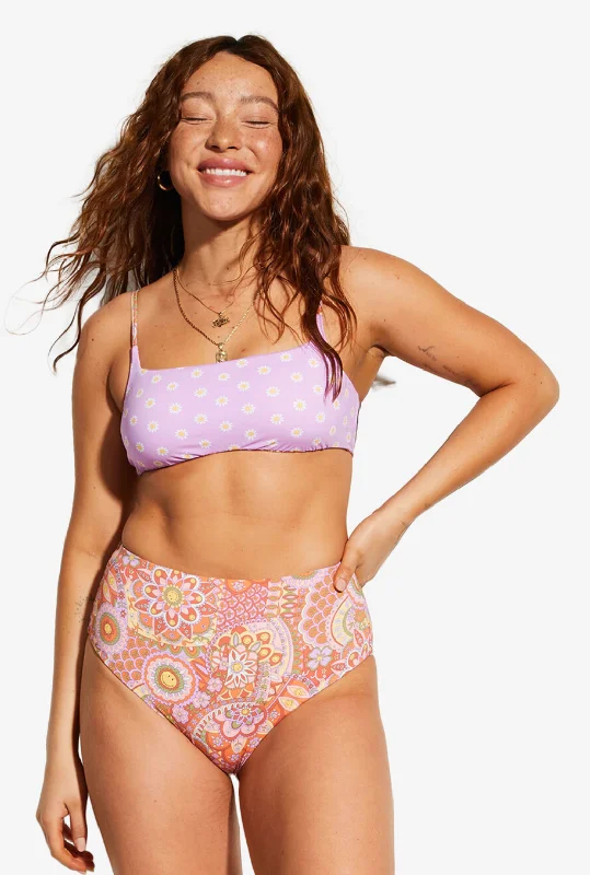 Tie - side bikini bottoms for an adjustable and stylish fitGood Times Retro High Waisted Bikini Bottom Tie - side bikini bottoms for an adjustable and stylish fitGood Times Retro High Waisted Bikini Bottom