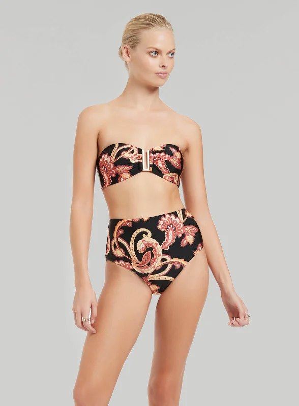 UV - protection bikini for safe sun exposure during beach daysJets: Silk Road High Waist Pant Black UV - protection bikini for safe sun exposure during beach daysJets: Silk Road High Waist Pant Black