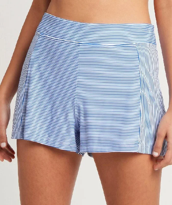 High - performance bikini with quick - drying fabric for active swimmersSea Level Positano Stripe Panelled Swim Shorts - Azure High - performance bikini with quick - drying fabric for active swimmersSea Level Positano Stripe Panelled Swim Shorts - Azure