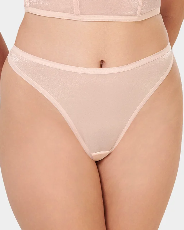 Ruffled Bodysuits with a Playful and Feminine TouchThena High-Waist Thong Frosted Caramel Ruffled Bodysuits with a Playful and Feminine TouchThena High-Waist Thong Frosted Caramel