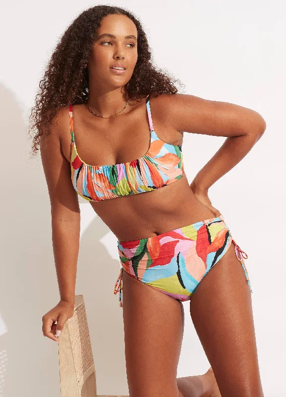 Plus - size bikini with full - coverage options for comfort and confidenceTropfest Drawstring Hipster - Aquamarine Plus - size bikini with full - coverage options for comfort and confidenceTropfest Drawstring Hipster - Aquamarine