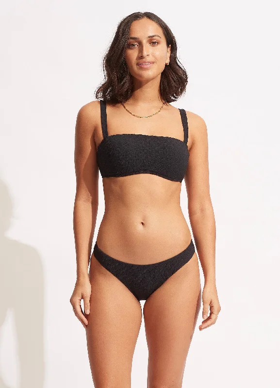 Monokini - style bikini with a unique one - piece - meets - bikini designWillow Hipster - Black Monokini - style bikini with a unique one - piece - meets - bikini designWillow Hipster - Black